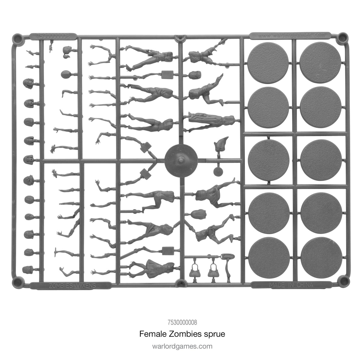 Zombies Vixens Sprue