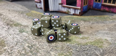 British Army D6 dice pack