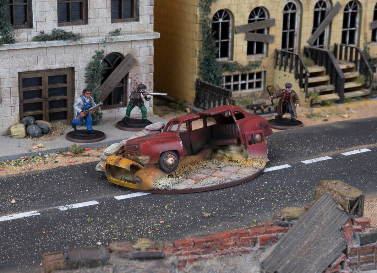 NYC Wrecked Barricade Free STL - 3D print file - print at home