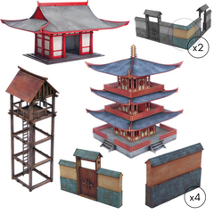 Feudal Japan Royal Palace Terrain Bundle