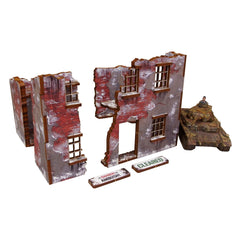 Pre-Painted WW2 Winter Ruin 2