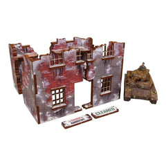 Pre-Painted WW2 Winter Ruin 3