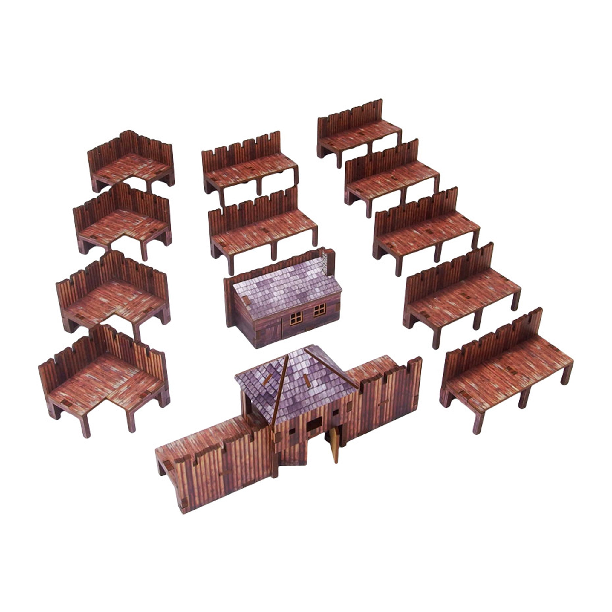 Pre-Painted American Fort (Epic Battles Scale)