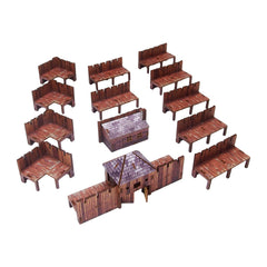 Pre-Painted American Fort (Epic Battles Scale)