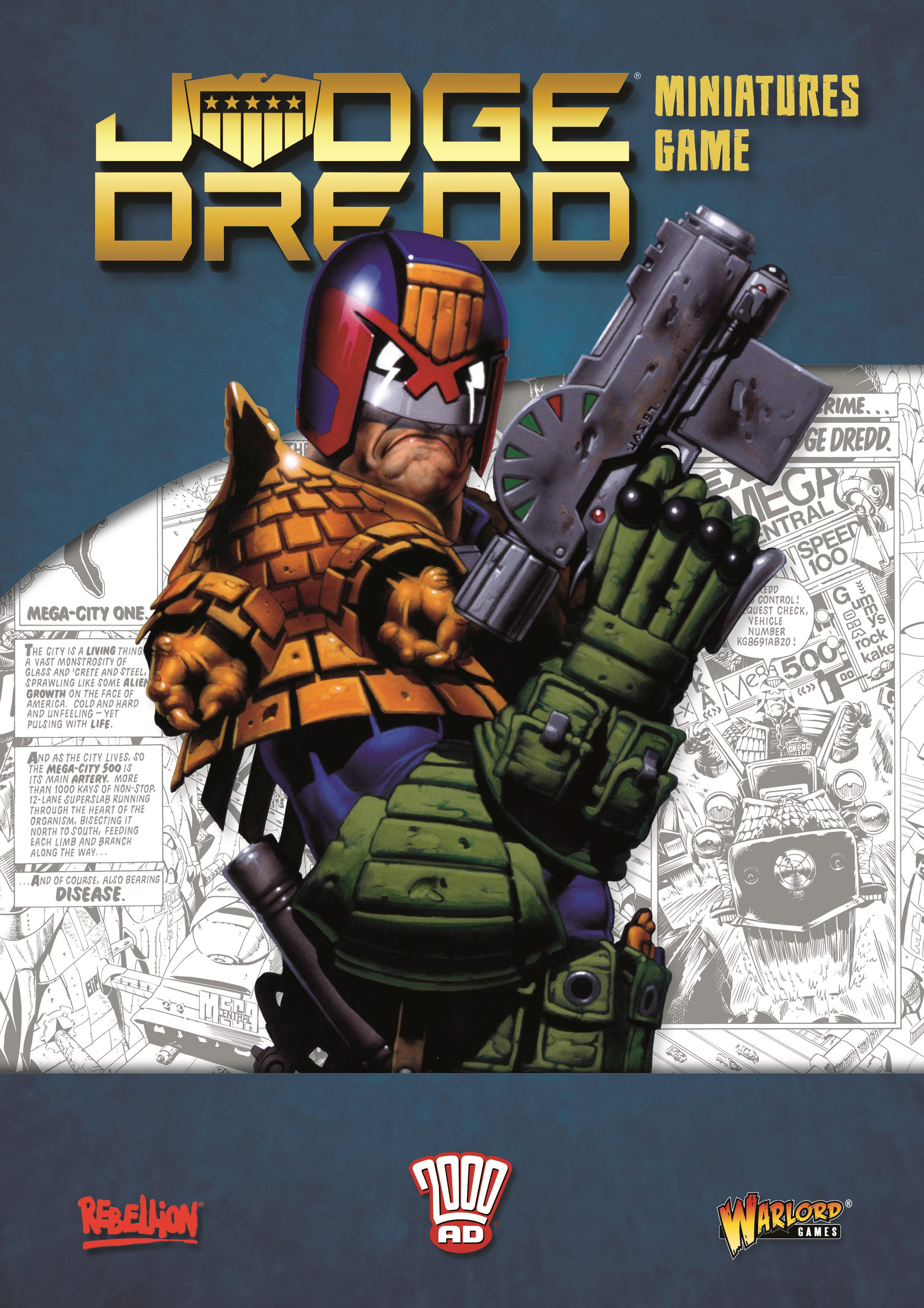 Judge Dredd rulebook (Signed by Authors)