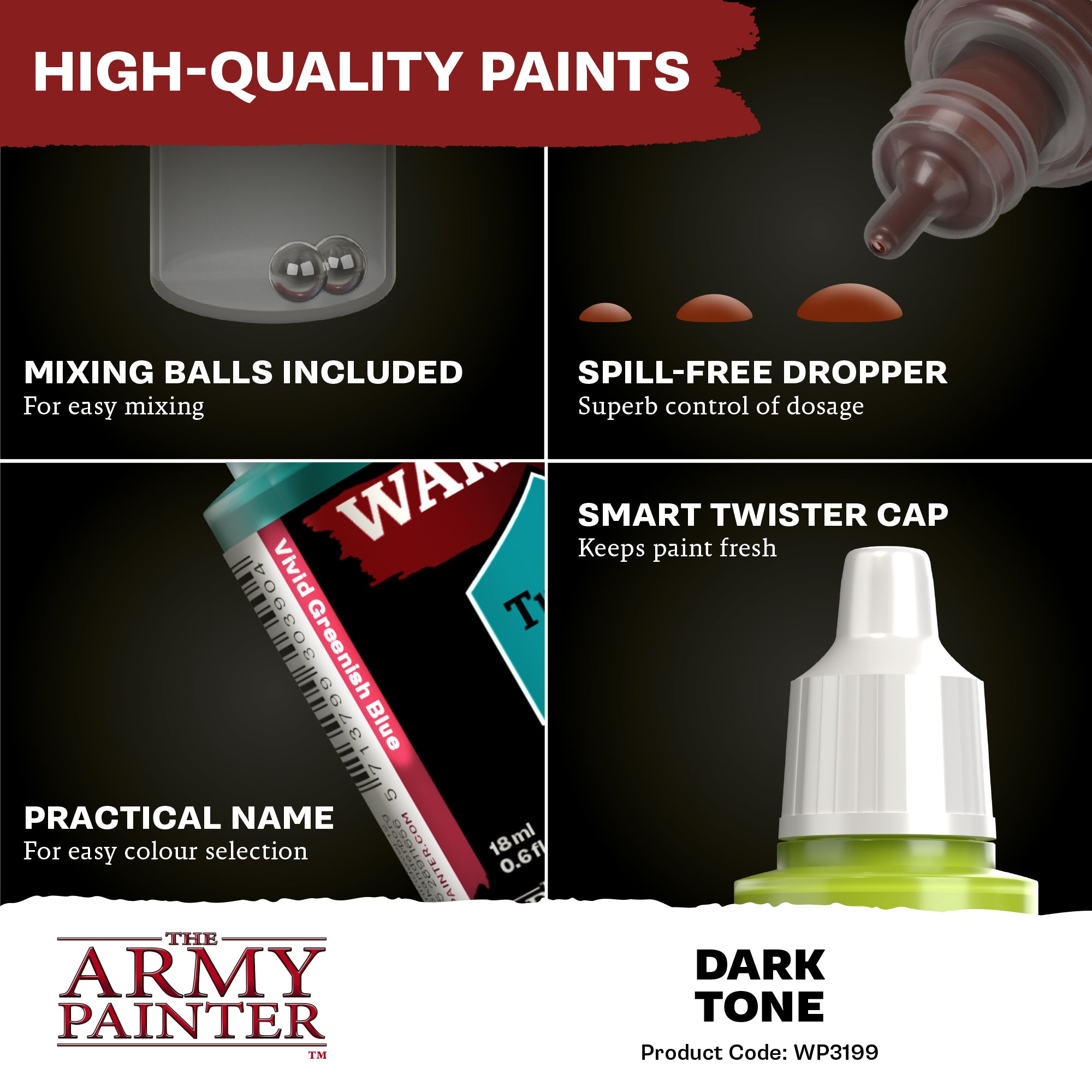 Warpaints Fanatic Wash: Dark Tone