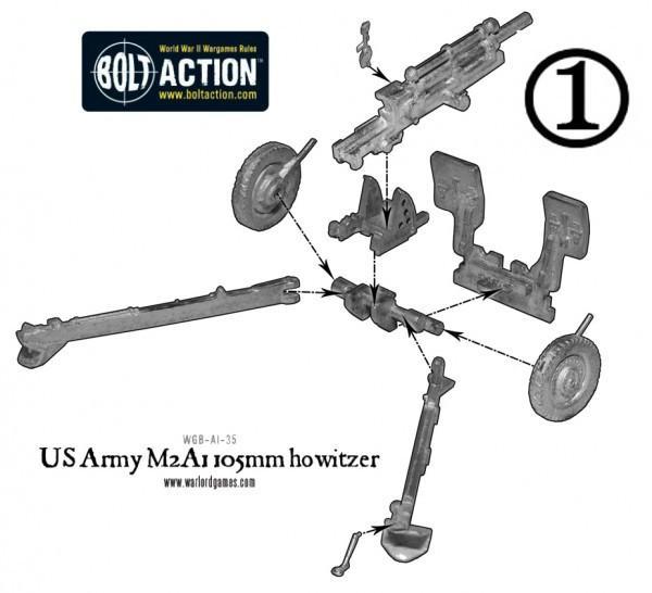 US Army 105mm Medium Artillery M2A1 (Winter)