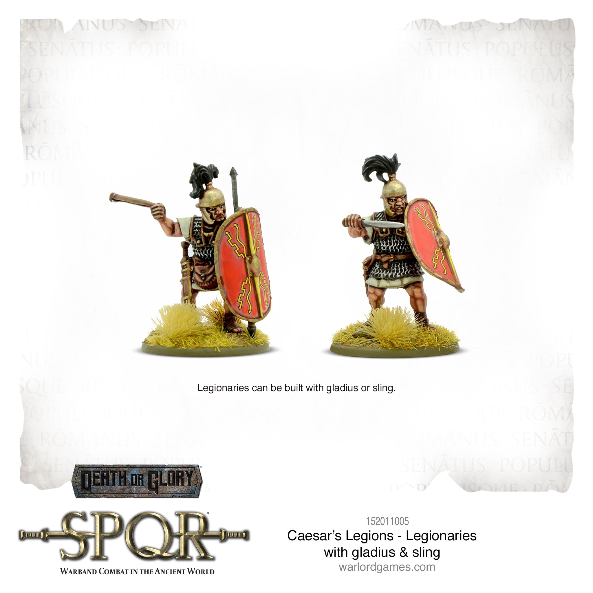 SPQR: Caesar's Legions - Legionaries with gladius & sling