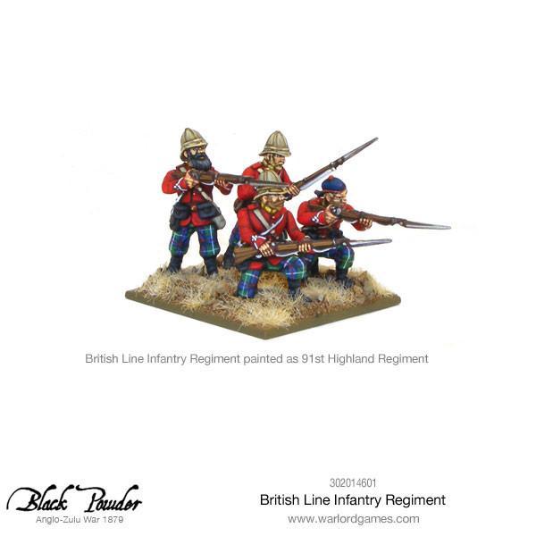 Anglo-Zulu War: British Line Infantry Regiment