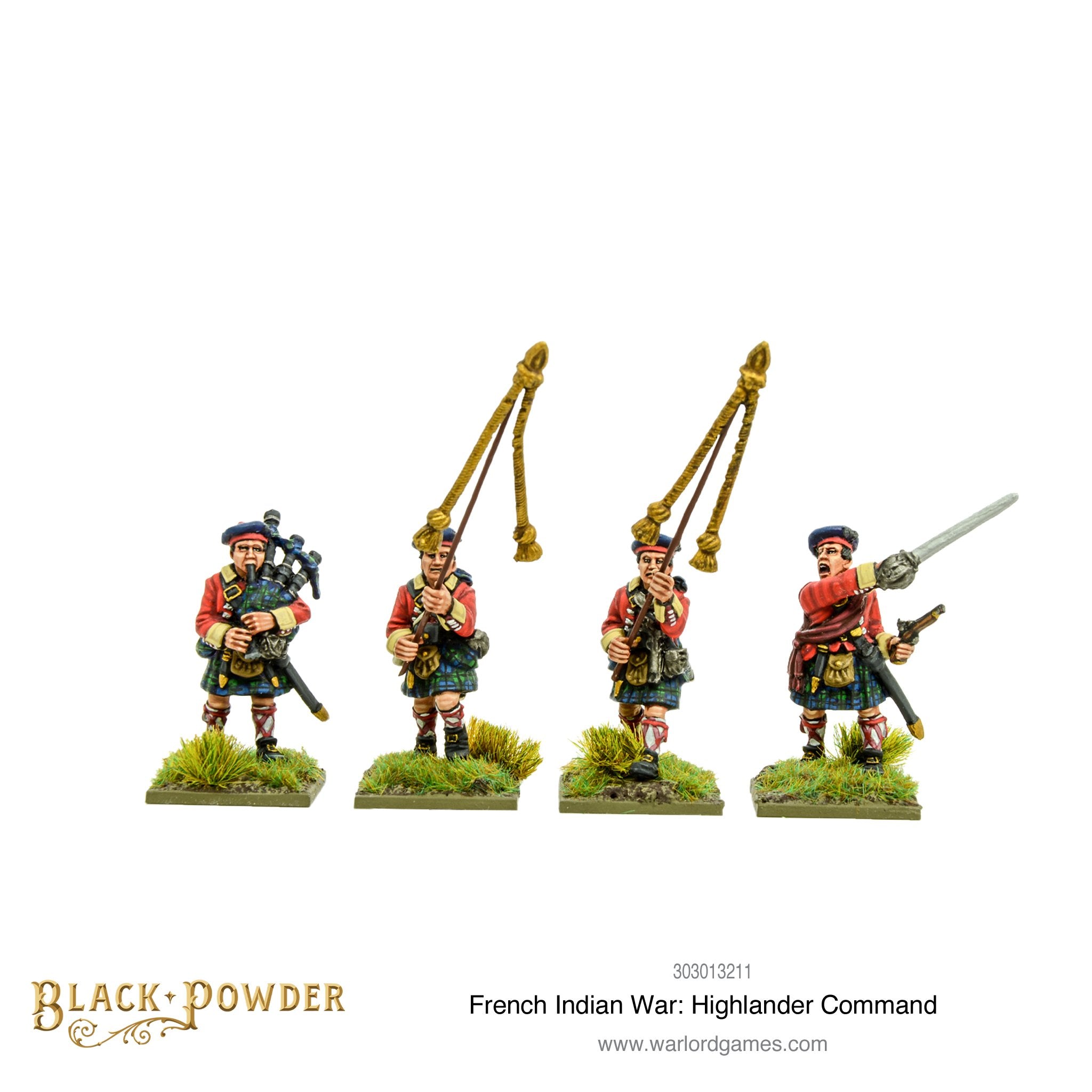 French Indian War Highlander command