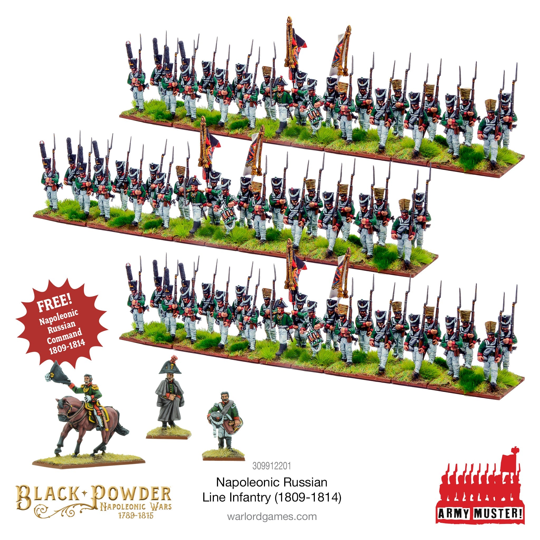Army Muster: Napoleonic Russian Line Infantry (1809-1814)