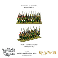 Black Powder Epic Battles - Nassau Flank Companies heads