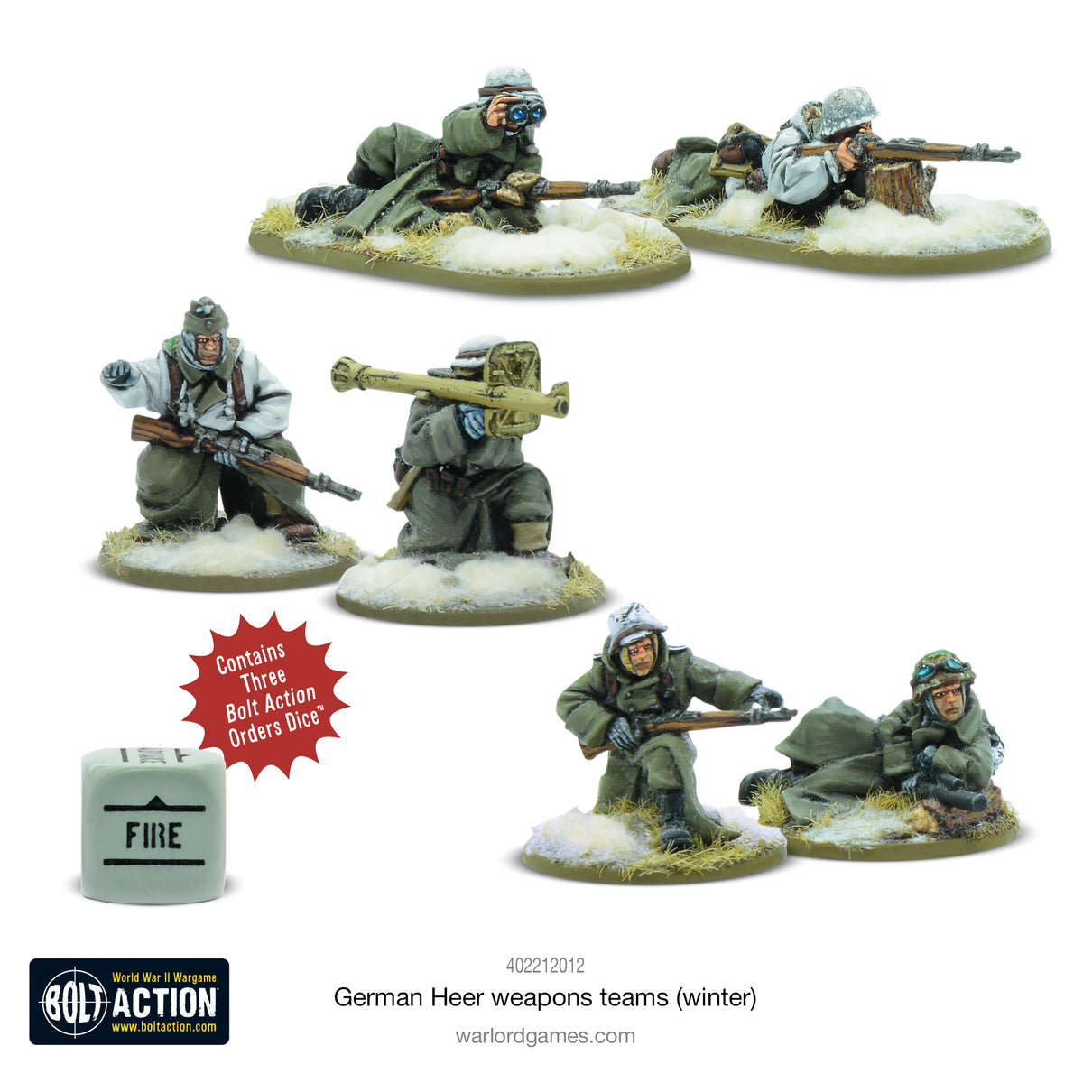 German Heer (Winter) weapons teams