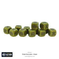 Bolt Action: Orders Dice Pack - Green