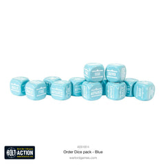 Bolt Action: Orders Dice Pack - Blue