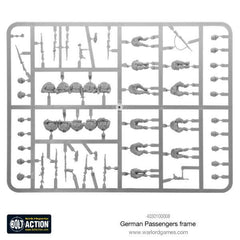 German passengers frame