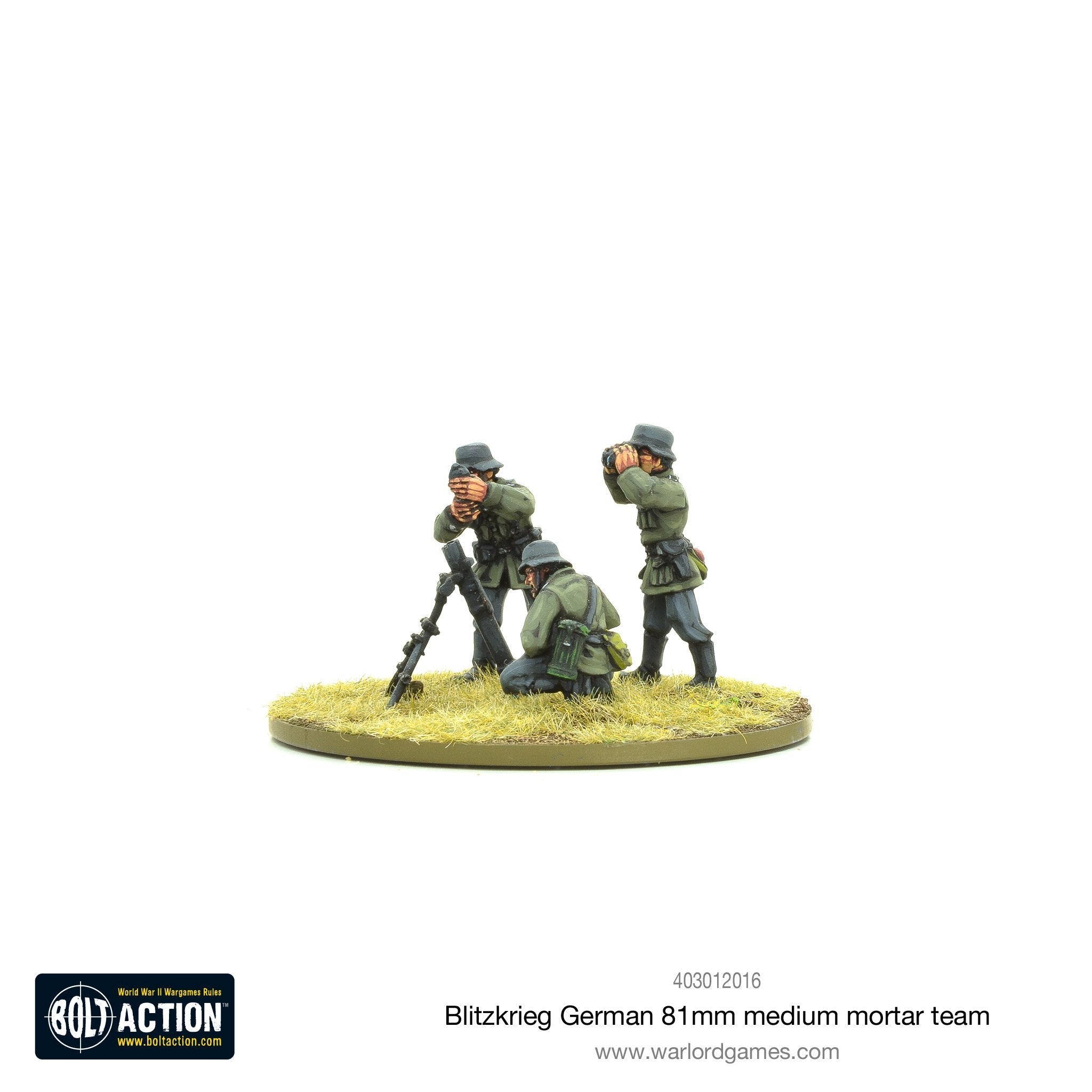 Blitzkrieg German medium mortar team (1939-42)