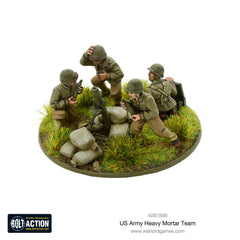 US Army heavy mortar team
