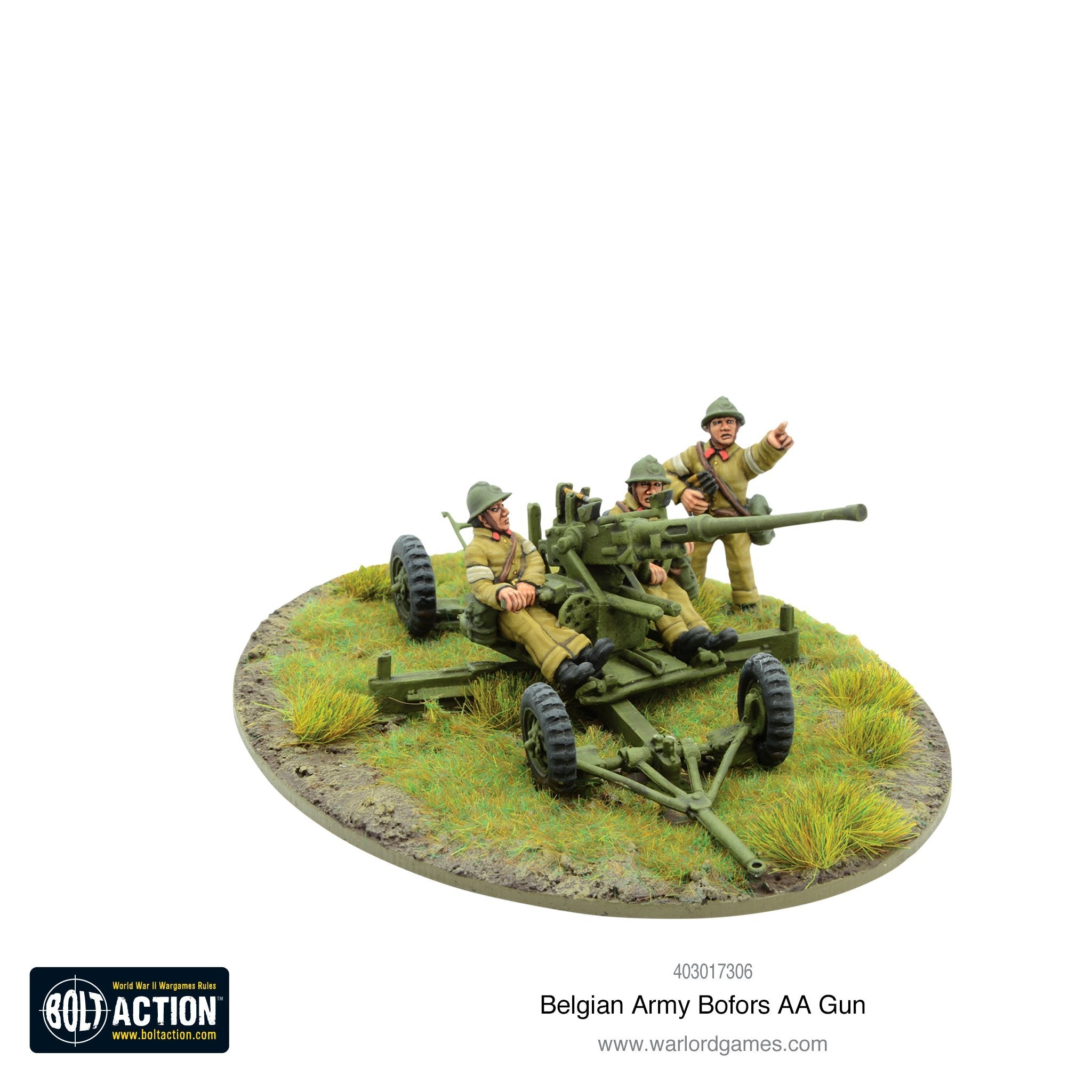 Belgian Army Bofors AA gun