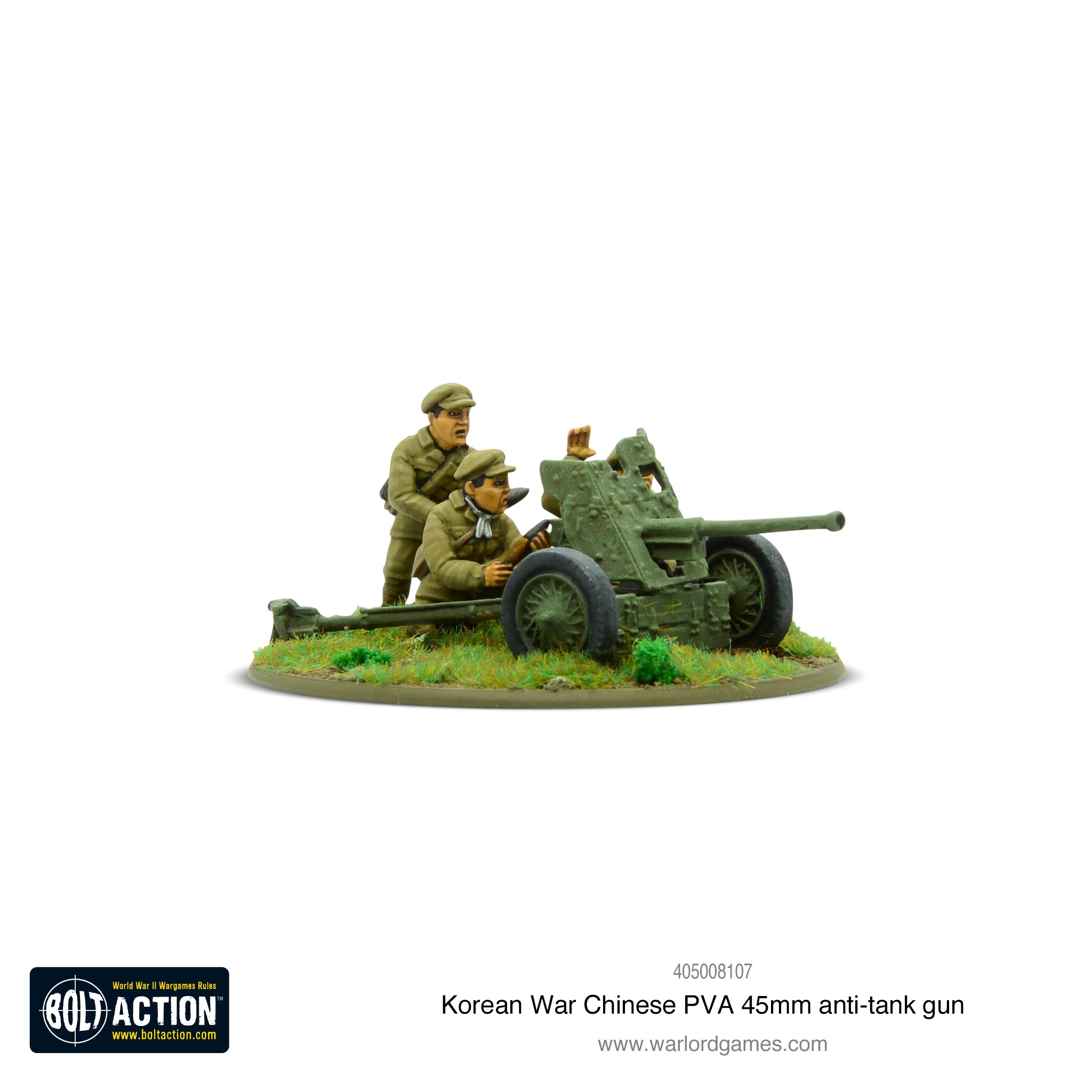 Korean War: Chinese PVA 45mm anti-tank gun