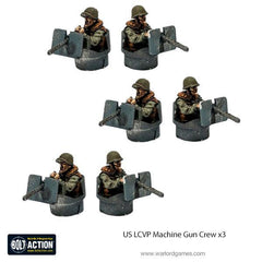 US LCVP Machine Gun Crew