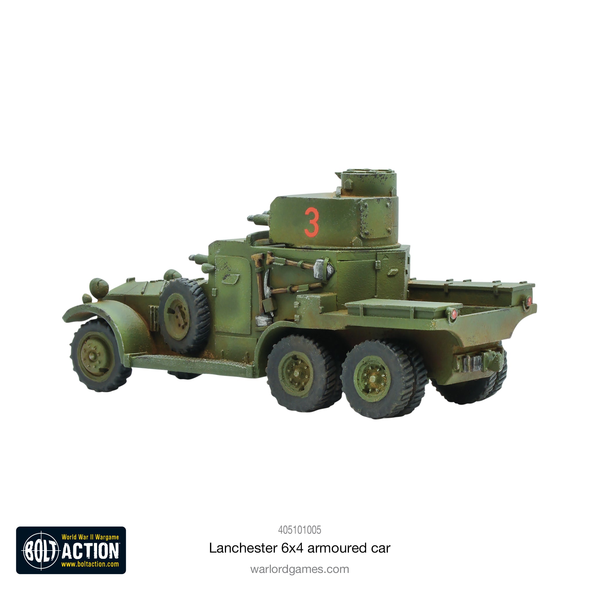 Lanchester 6x4 armoured car