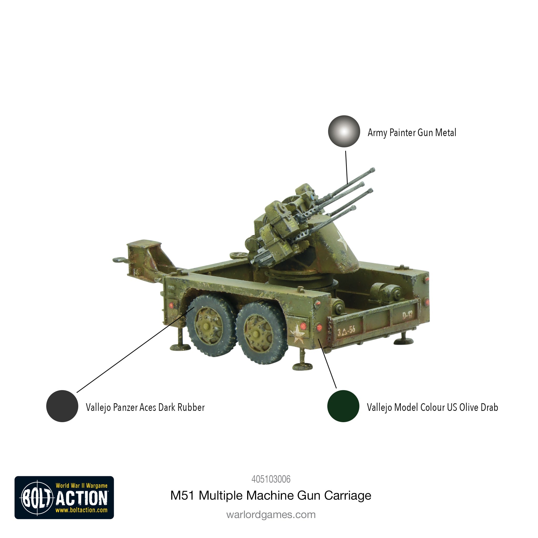 M51 Multiple Machine Gun Carriage