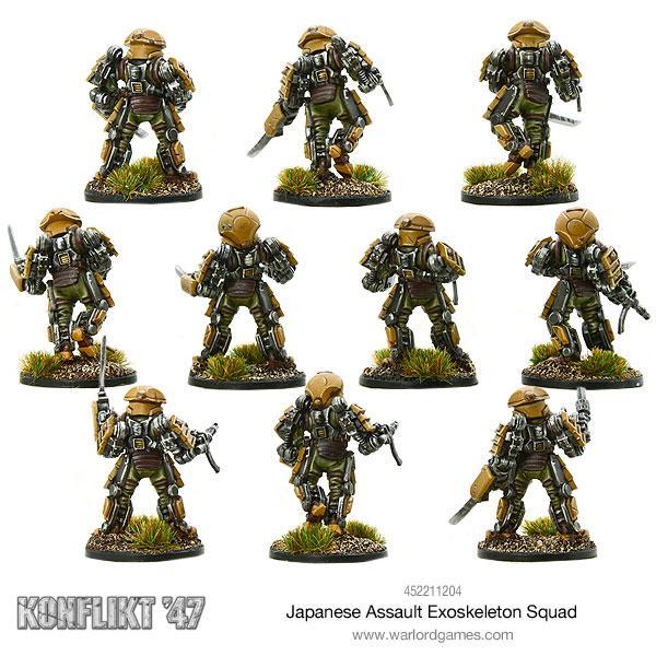 Japanese Assault Exo skeleton squad