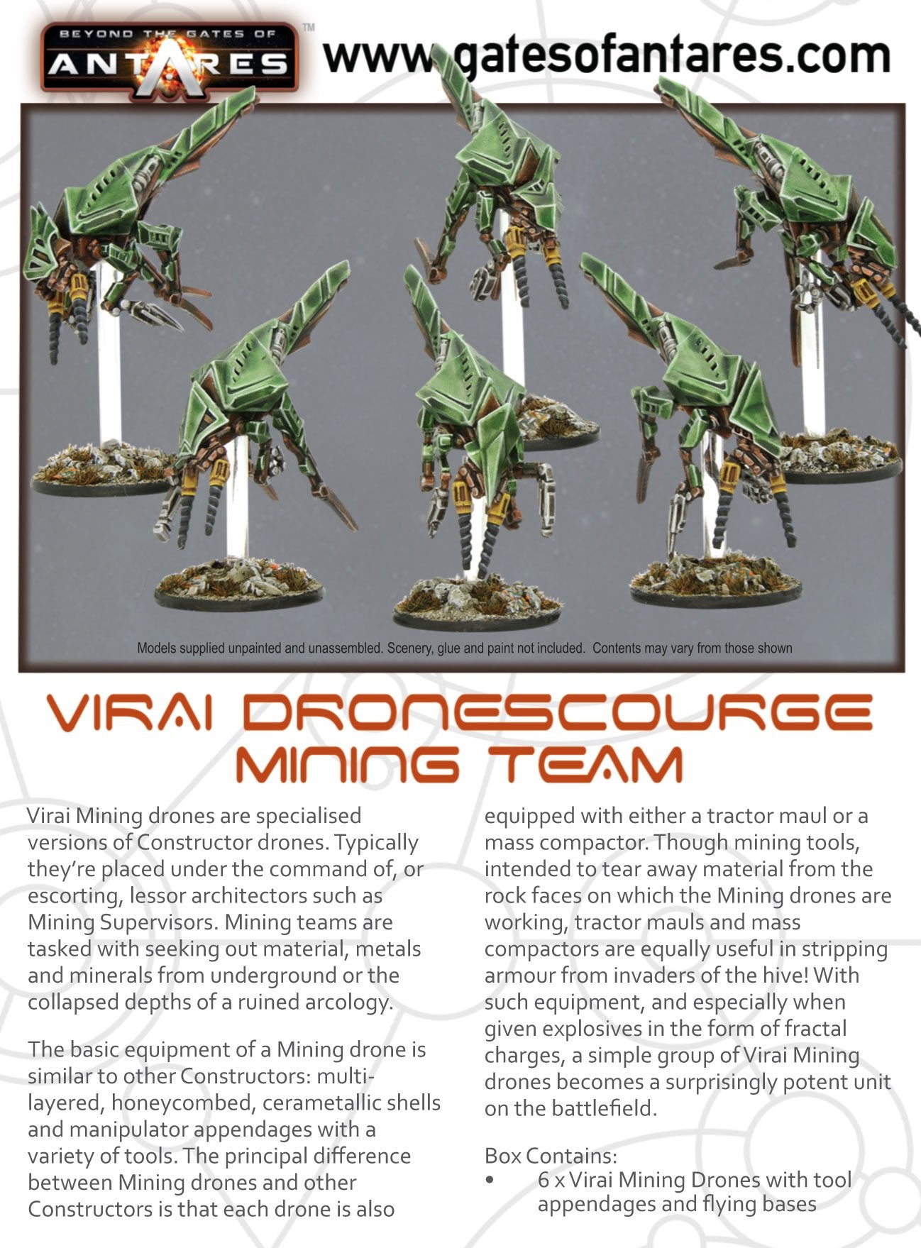 Virai Dronescourge Mining Team