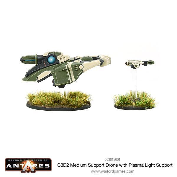 Concord C3D2 medium support drone with plasma light support