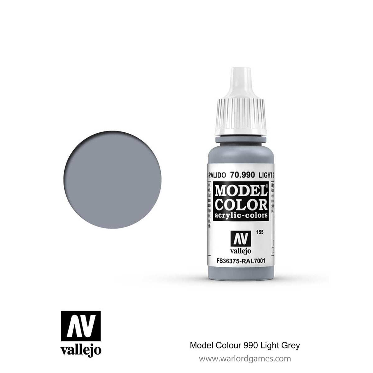 Model Colour 990 Light Grey