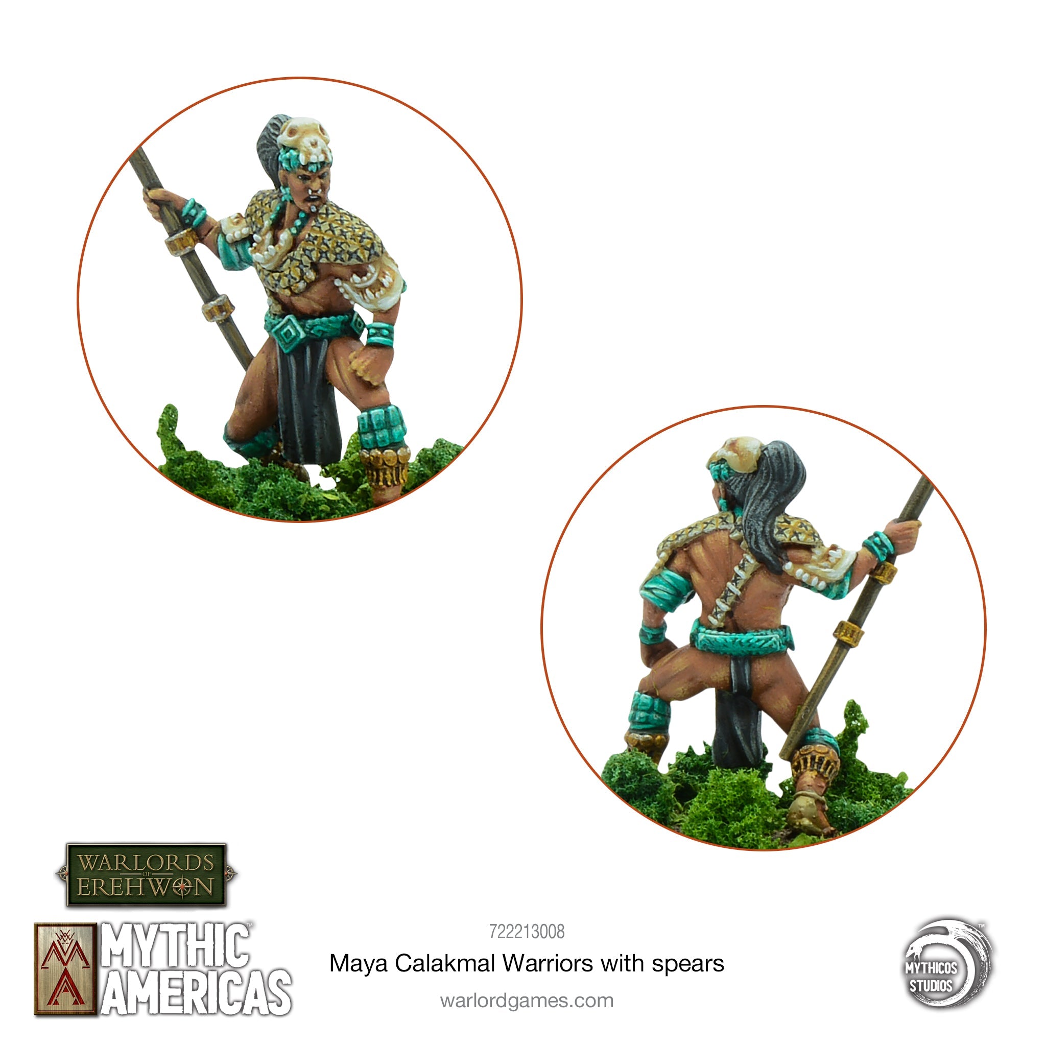 Maya: Calakmal Warriors With Spears