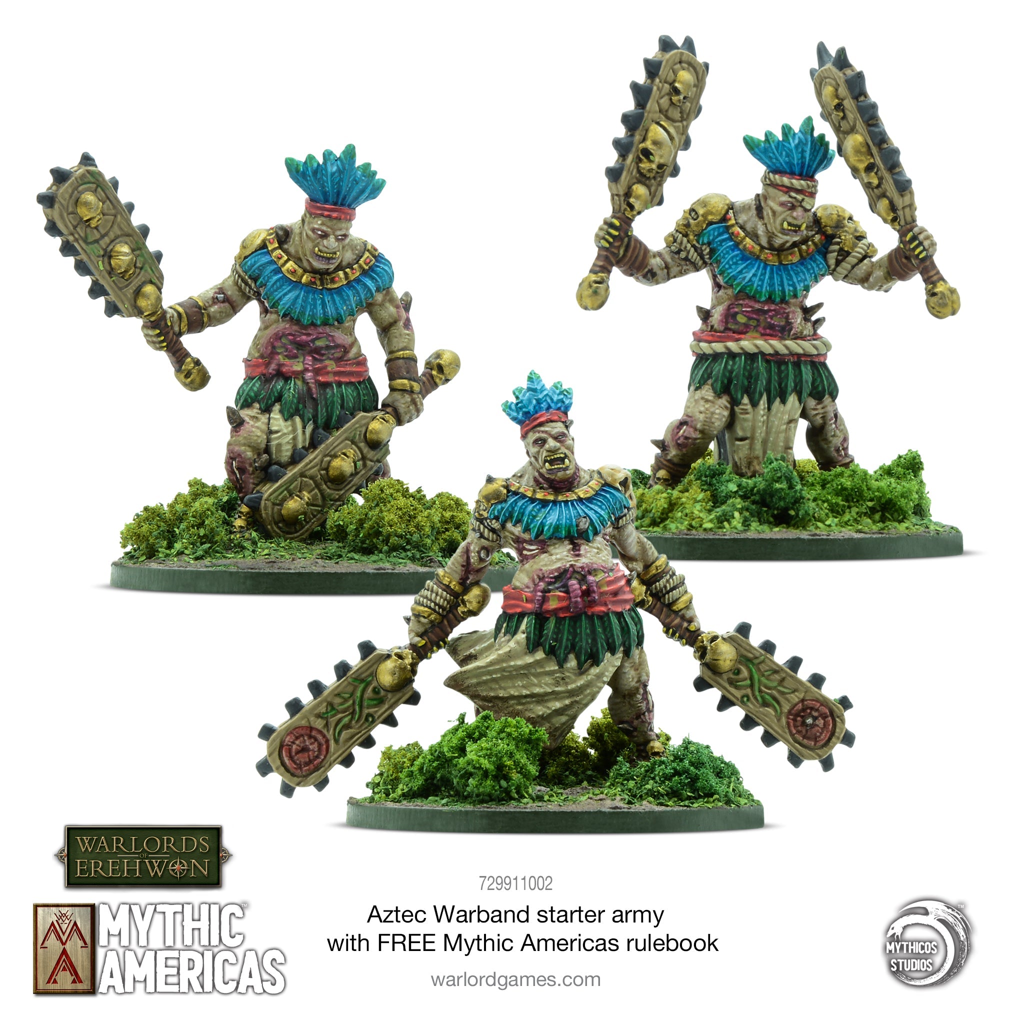 Aztec Warband Starter Army with FREE Mythic Americas Rulebook