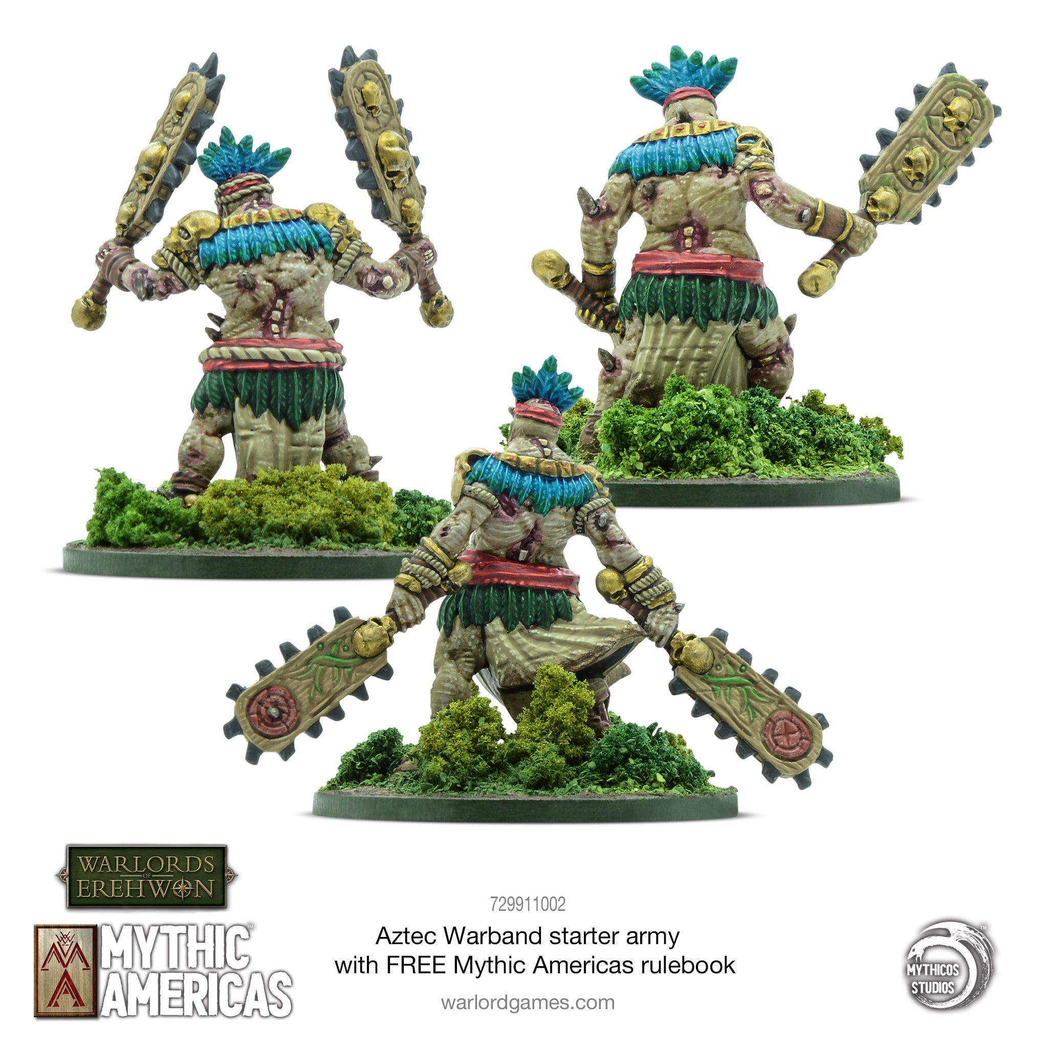 Aztec Warband Starter Army with FREE Mythic Americas Rulebook