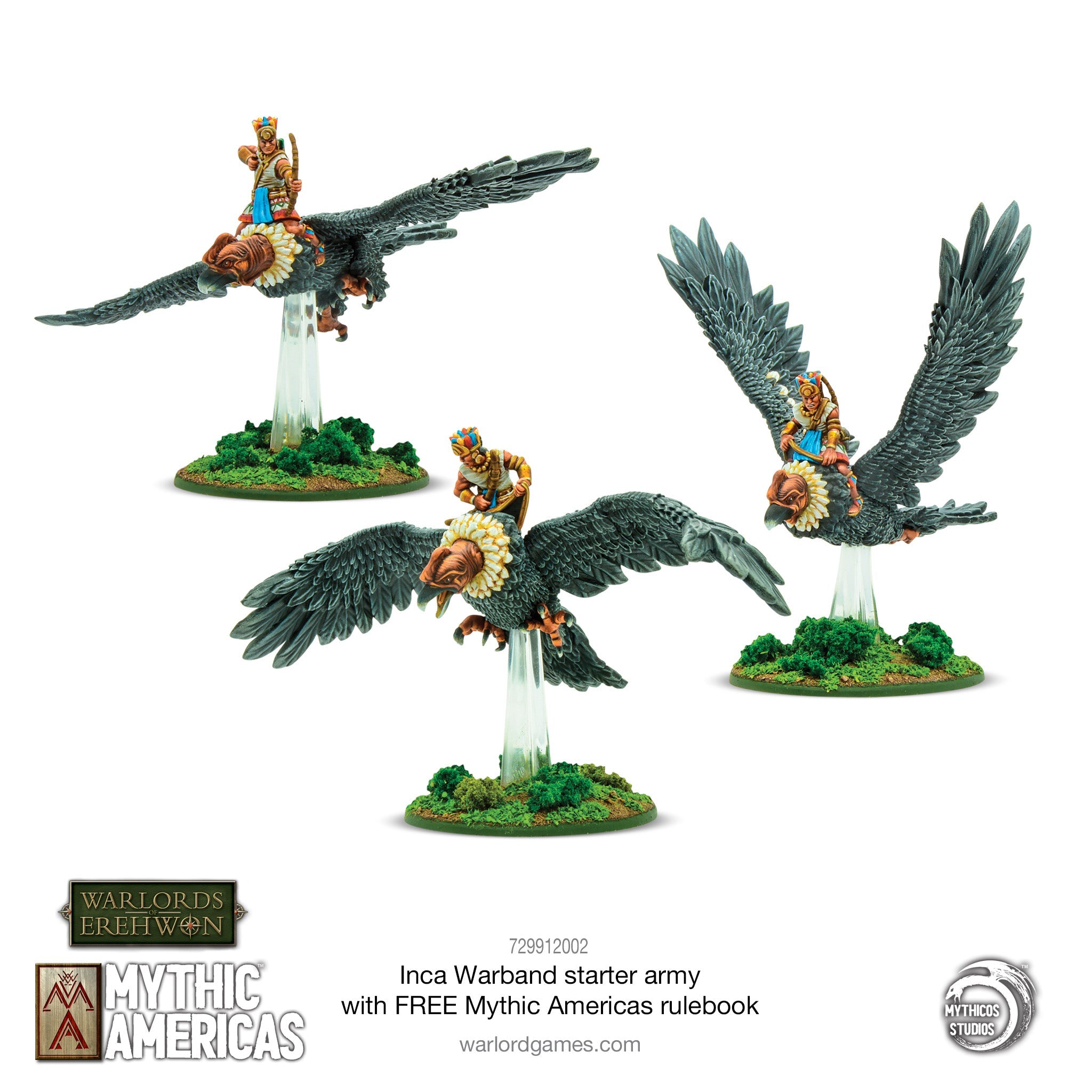 Inca Warband Starter Army with FREE Mythic Americas Rulebook