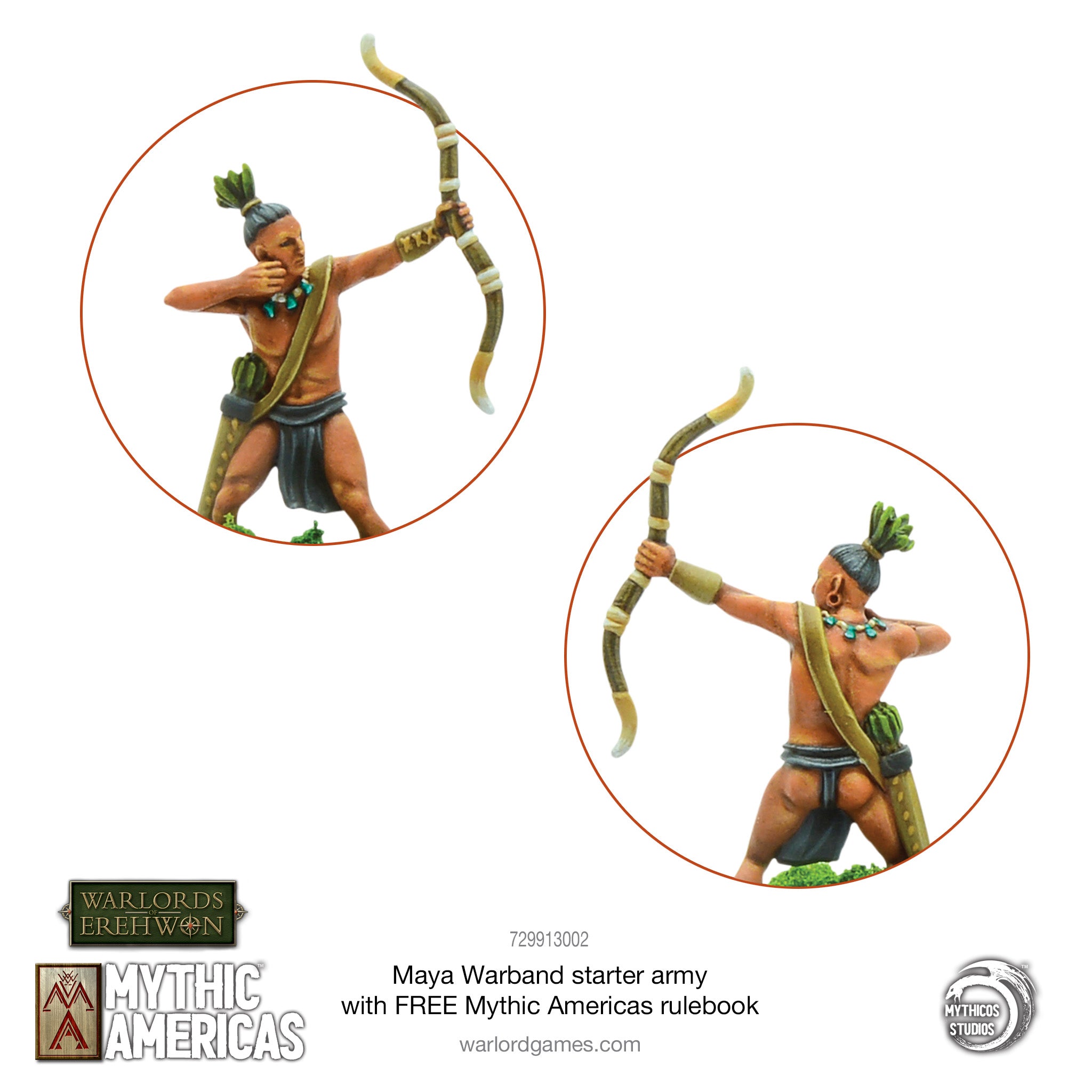 Maya Warband Starter Army with FREE Mythic Americas Rulebook