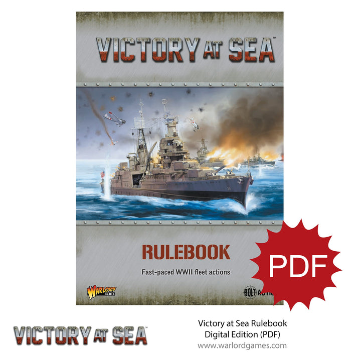 Victory at Sea Hardback Regelbuch Englisch main image 0