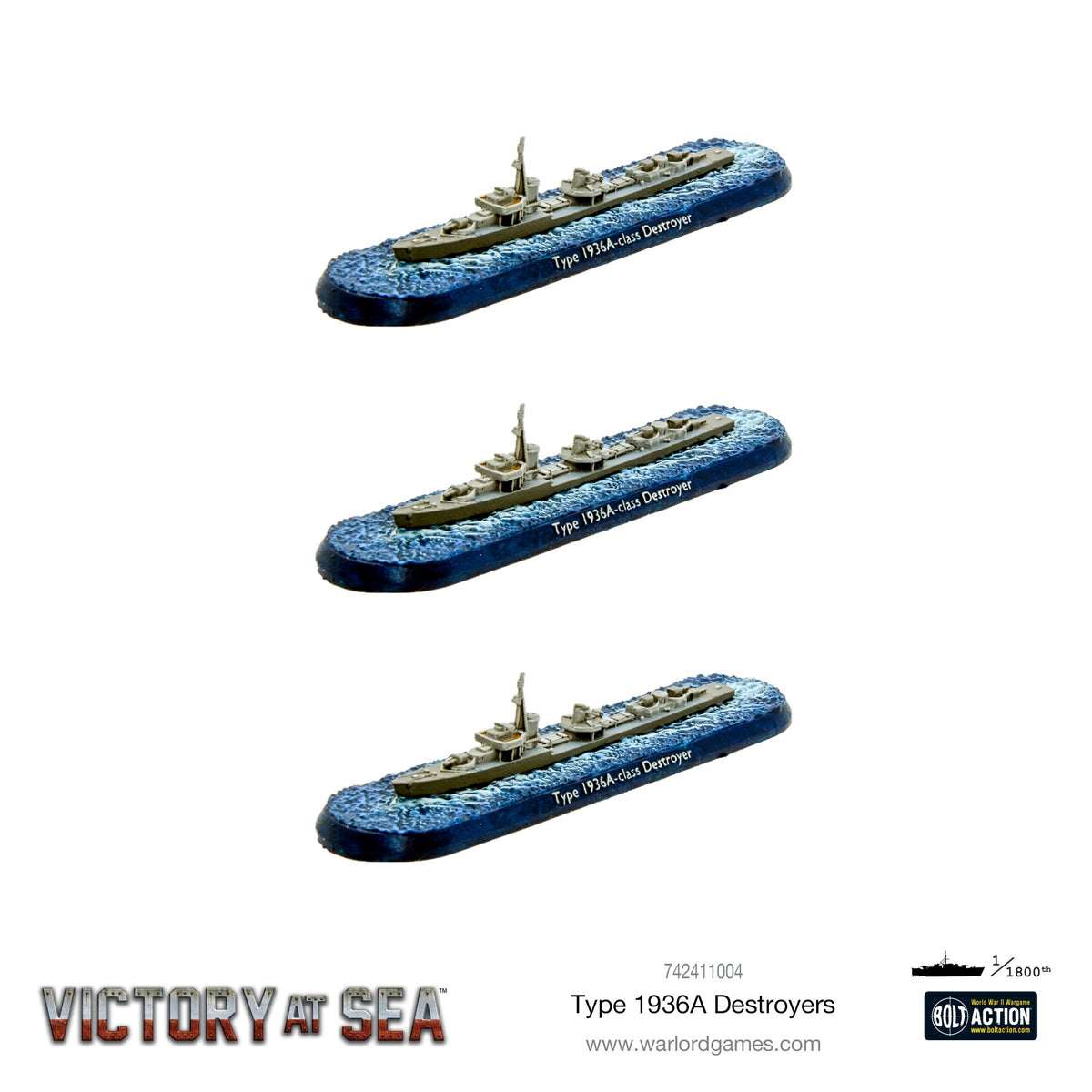 Victory at Sea - Type 1936A Destroyers