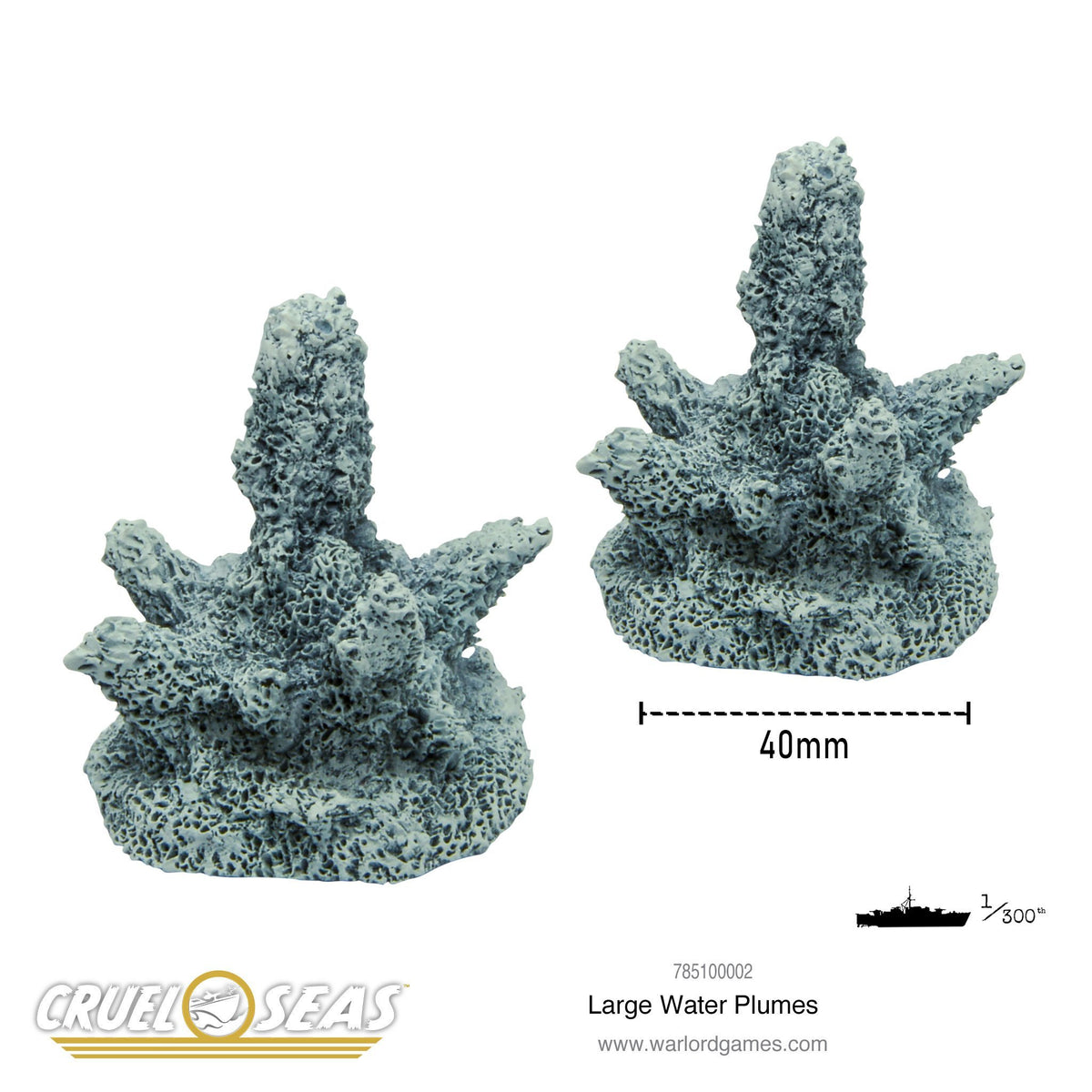 Cruel Seas large water plumes pack