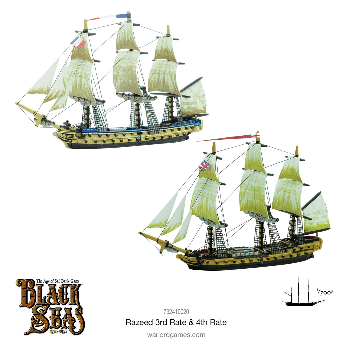 Black Seas: Razeed 3rd Rate & 4th Rate