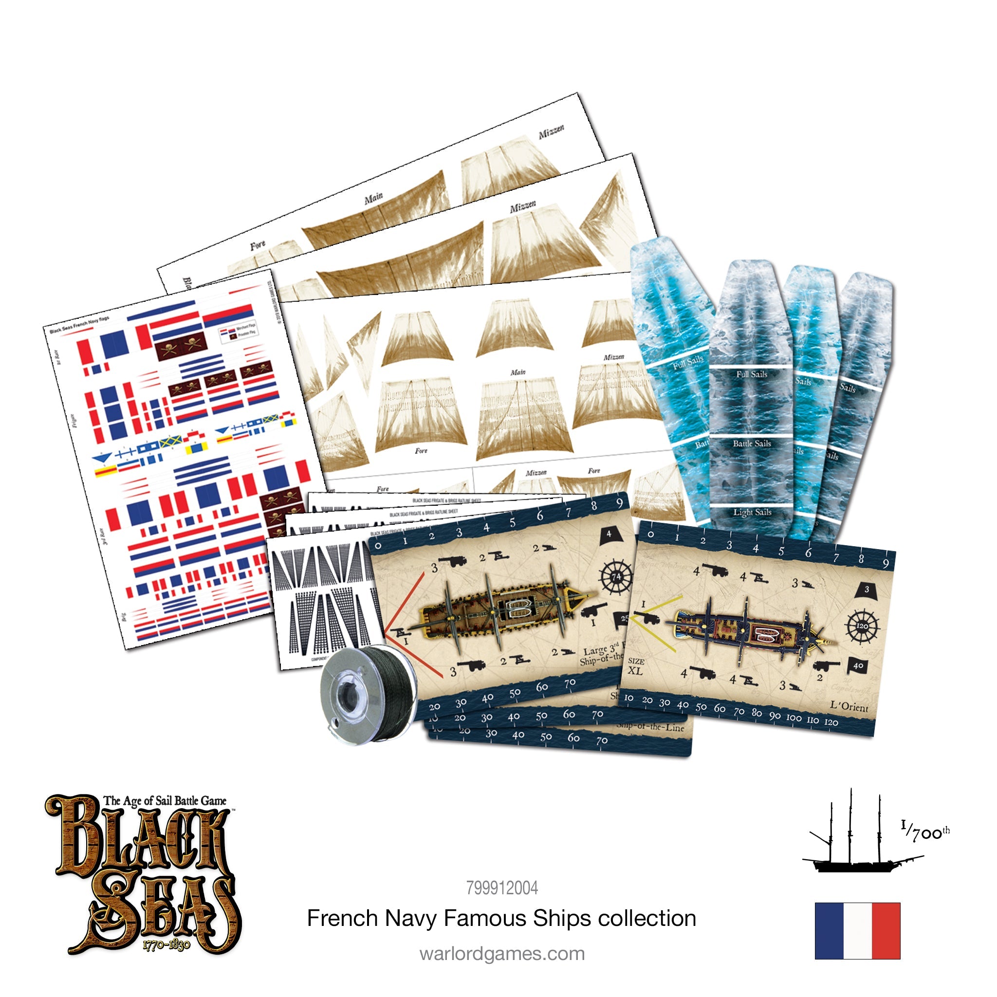 Black Seas French Navy Famous Ships Bundle