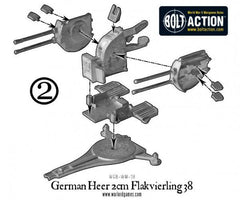 Fallschirmjager 20mm Flakvierling 38 AA-gun (1943-45)