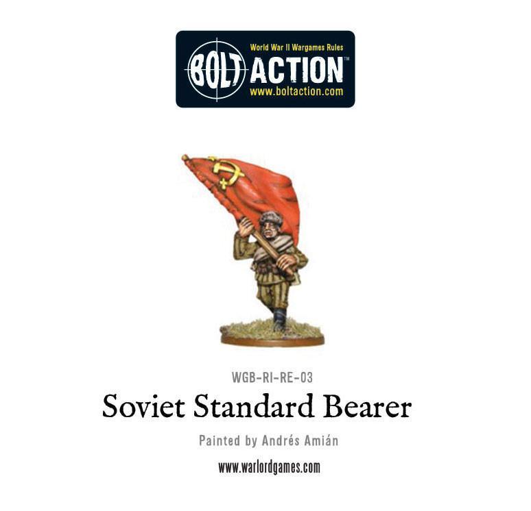 Soviet standard bearer