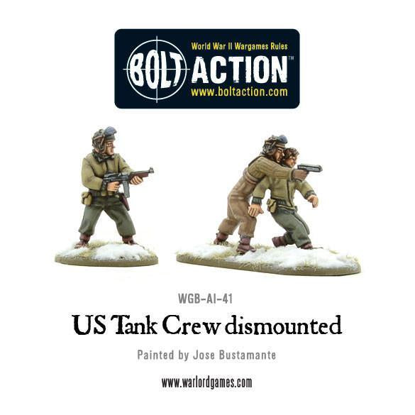 US Tank Crew dismounted