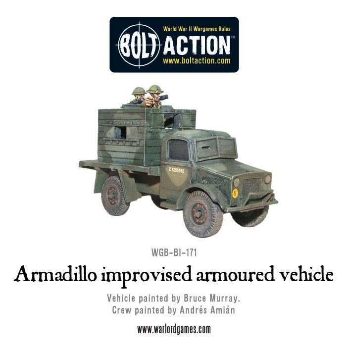 Armadillo improvised armoured vehicle