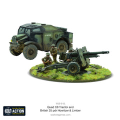 Quad C8 Tractor and British 25 pdr Howitzer & Limber