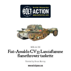 Fiat-Ansaldo CV33 Lanciaflamme flamethrower tankette