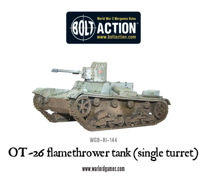 OT-26 flamethrower tank (single turret)