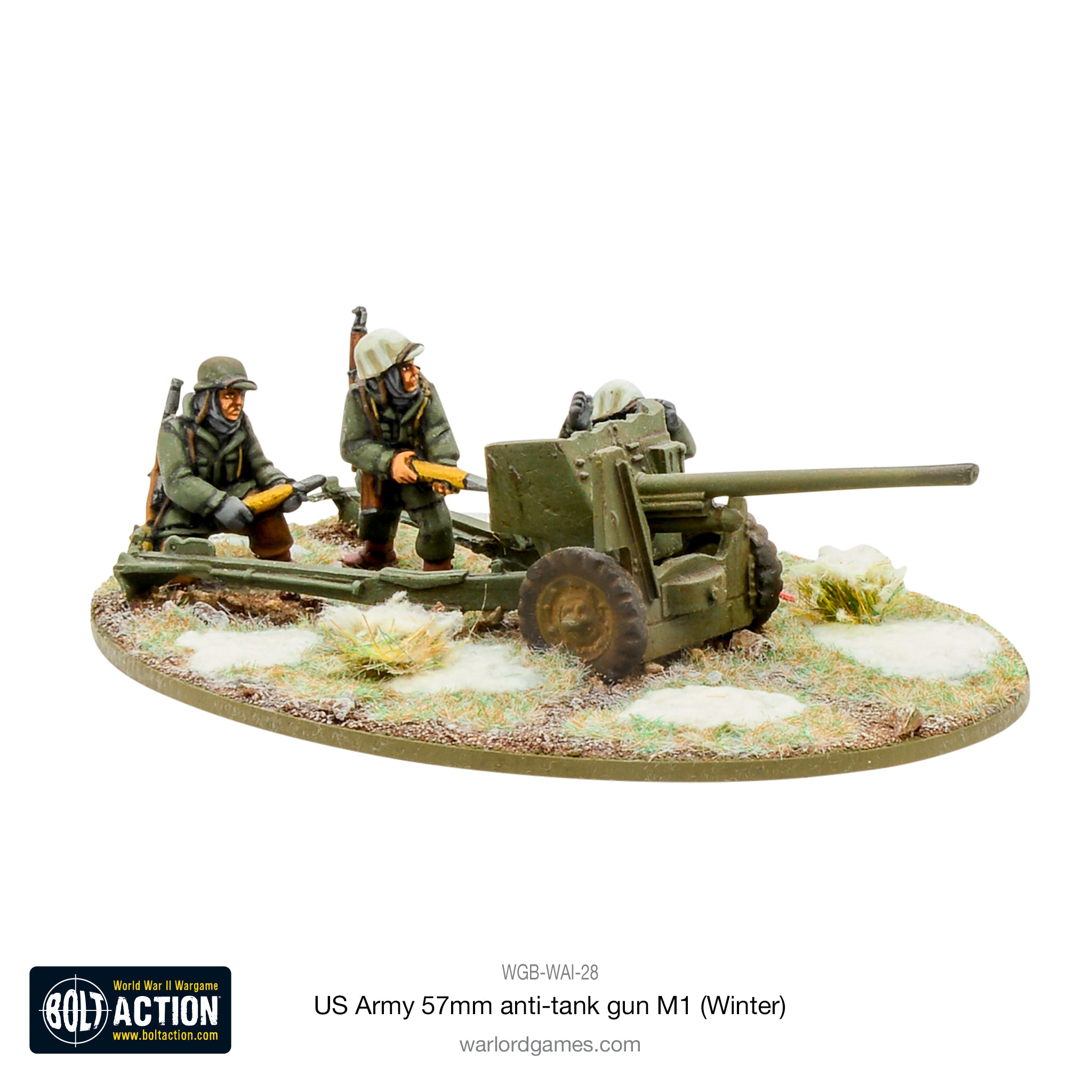 US Army 57mm anti-tank gun M1 (Winter)