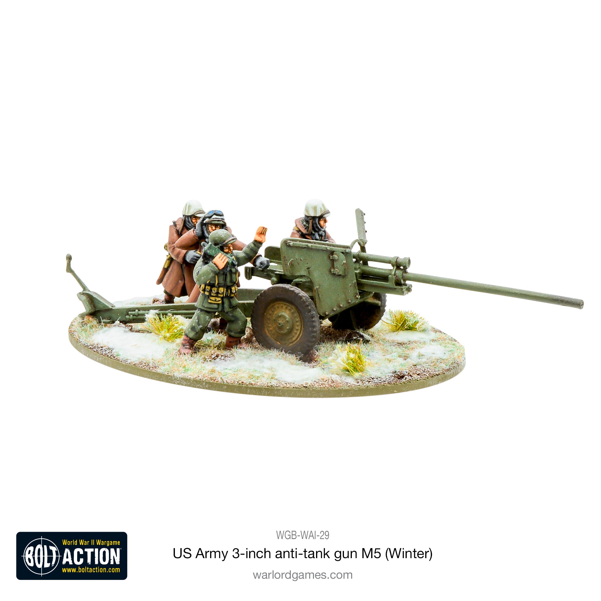 US Army 57mm anti-tank gun M1 (Winter)